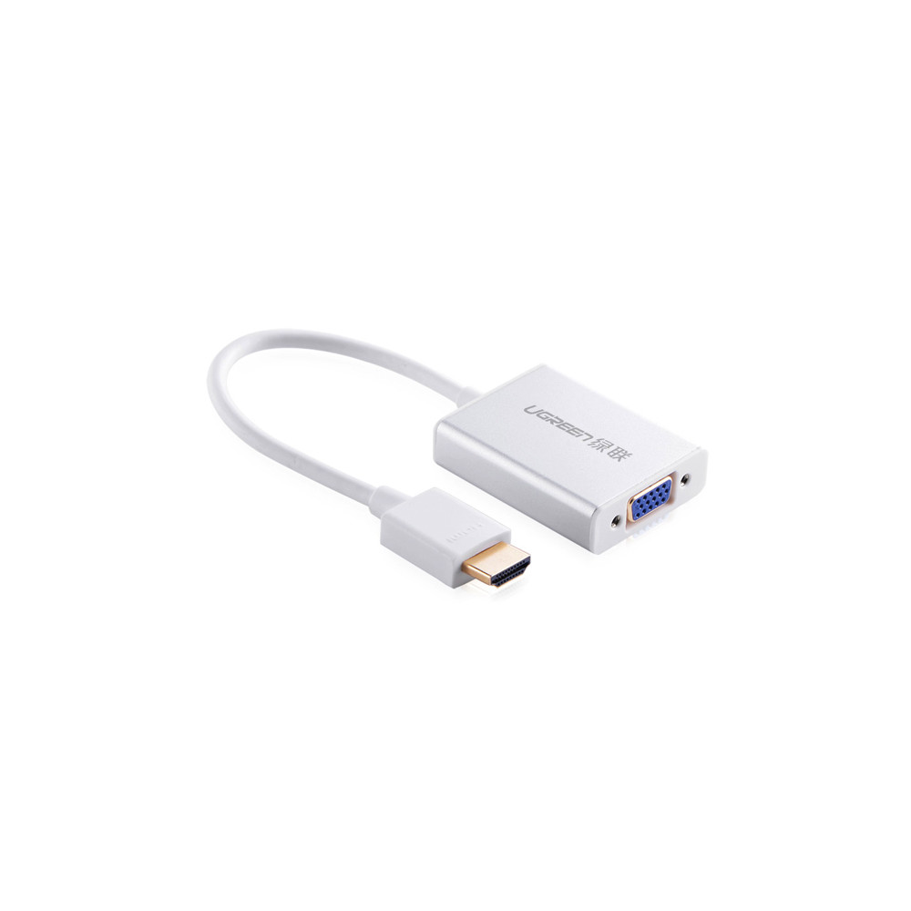 UGREEN 6957303842124 40212 HDMI to VGA + 3.5 Audio + Mirco USB converter - Image 1