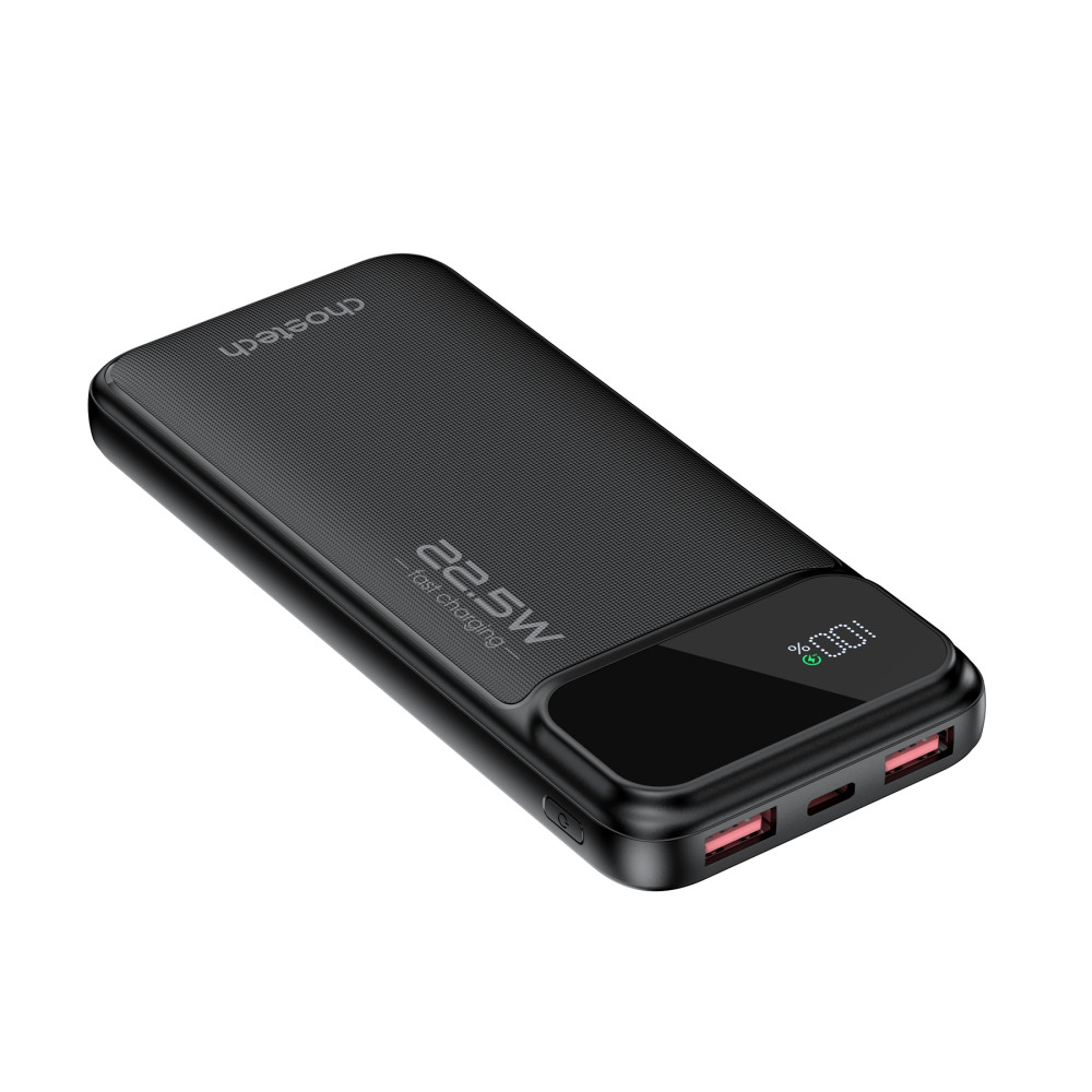 Choetech 6932112107336 B728 10000mAh Power Bank PD22.5W with Digital Display Black - Image 2