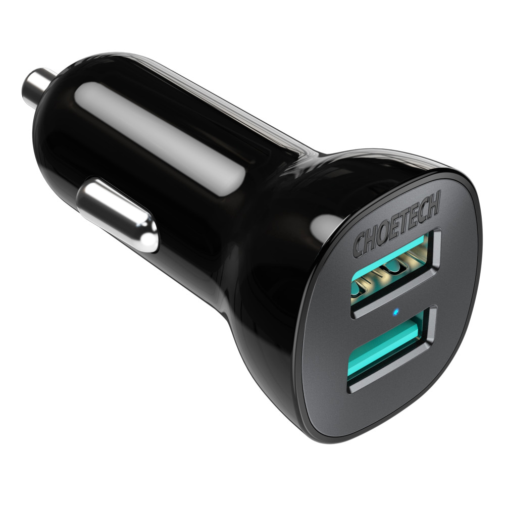 Choetech 6971824976120 C0051 Quick Charge 3.0 Tech 36W (Max) Car Charger (No Cable) - Image 10