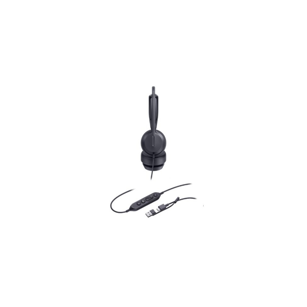 Yealink UH42-SE-D-MS-C/A *LS UH42SE Dual Teams USB-C/A Microsoft Certified Teams USB Wired Headset, Noise-Canceling Microphone, Leather Ear Cushions Control - Image 2