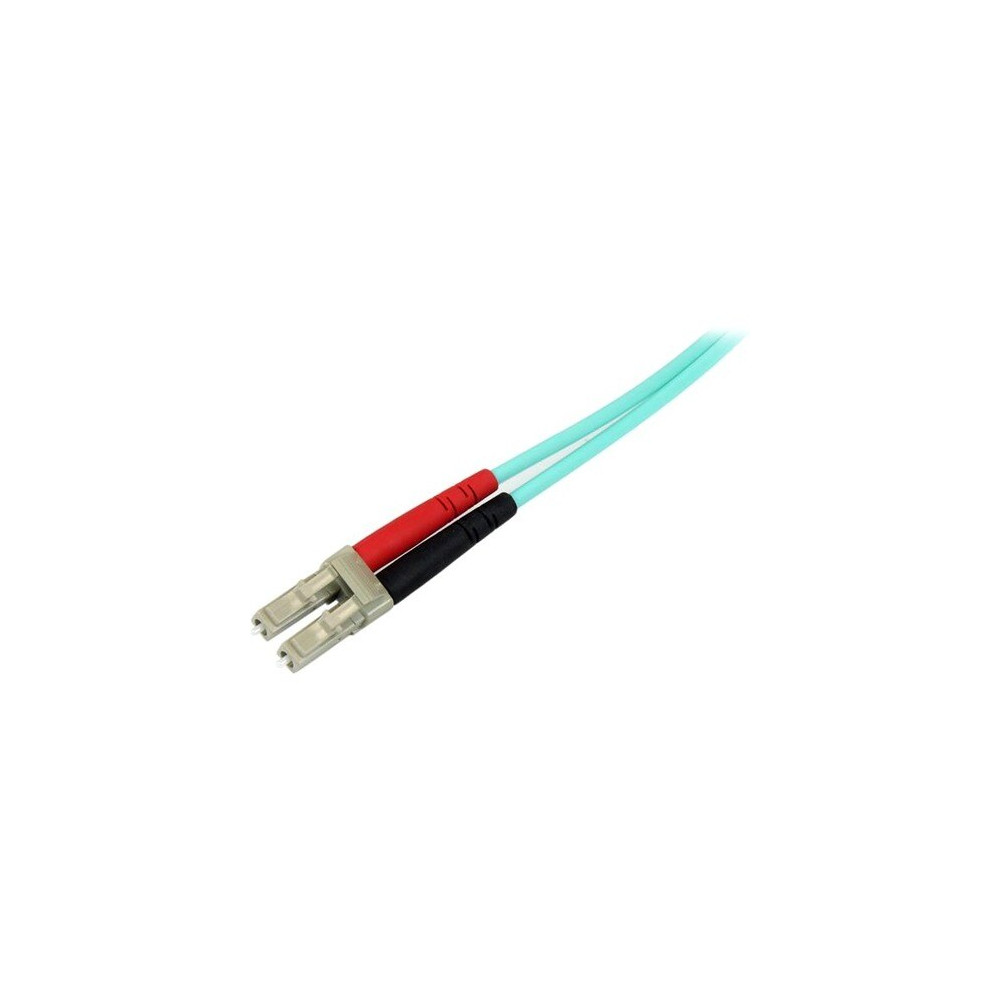 StarTech 450FBLCLC2 2m (6ft) LC/UPC to LC/UPC OM4 Multimode Fiber Optic Cable, 50/125µm, 100G, Low Insertion Loss, LSZH Fiber Jumper Cord - 2m (6.6ft) OM4 Multimode LC/LC-UPC Fiber Cable; 1/10/40/100 Gbps Full Duplex; 50/125µm Core w/ Aramid She - Image 3