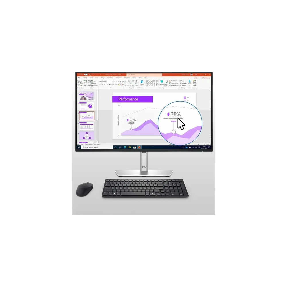 Dell 580-BBZH Silent Wireless Bluetooth Keyboard Mouse KM555 - Black - Image 22