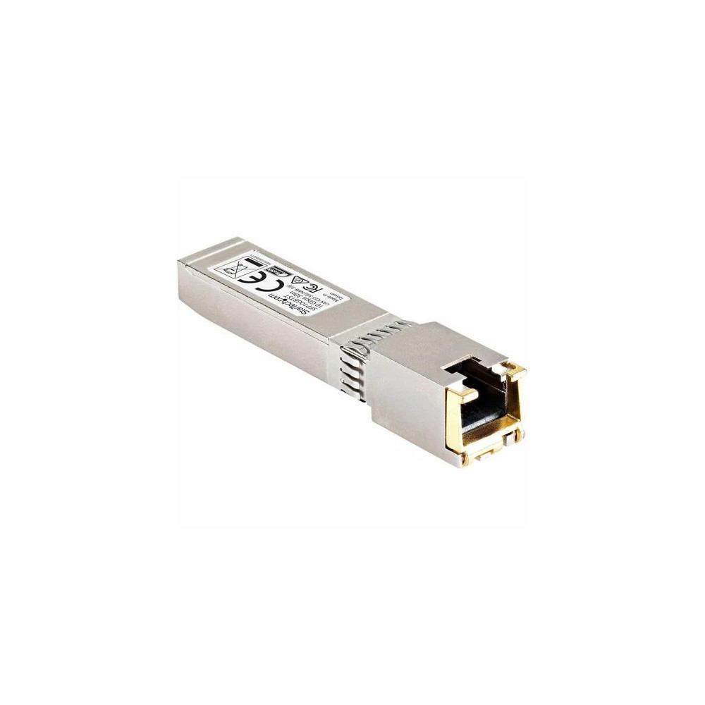 StarTech SFP10GBTCST Cisco SFP-10GB-T-X Compatible SFP+ Module - 10GBASE-T - 10GE Gigabit Ethernet SFP+ SFP to RJ45 Cat6/Cat5e Transceiver - 30m - Cisco SFP-10GB-T-X Compatible SFP+ - 10GBASE-T 10 Gbps - 10GbE Module - 10GE Gigabit Ethernet SFP+ Copper Tr