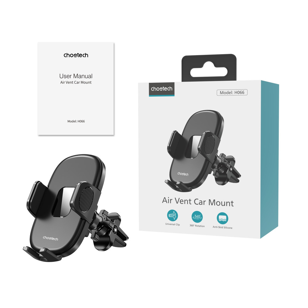 Choetech 6932112103703 H066 Air Vent Car Mount Stand for all phones 4.7" - 7.2" - Image 5