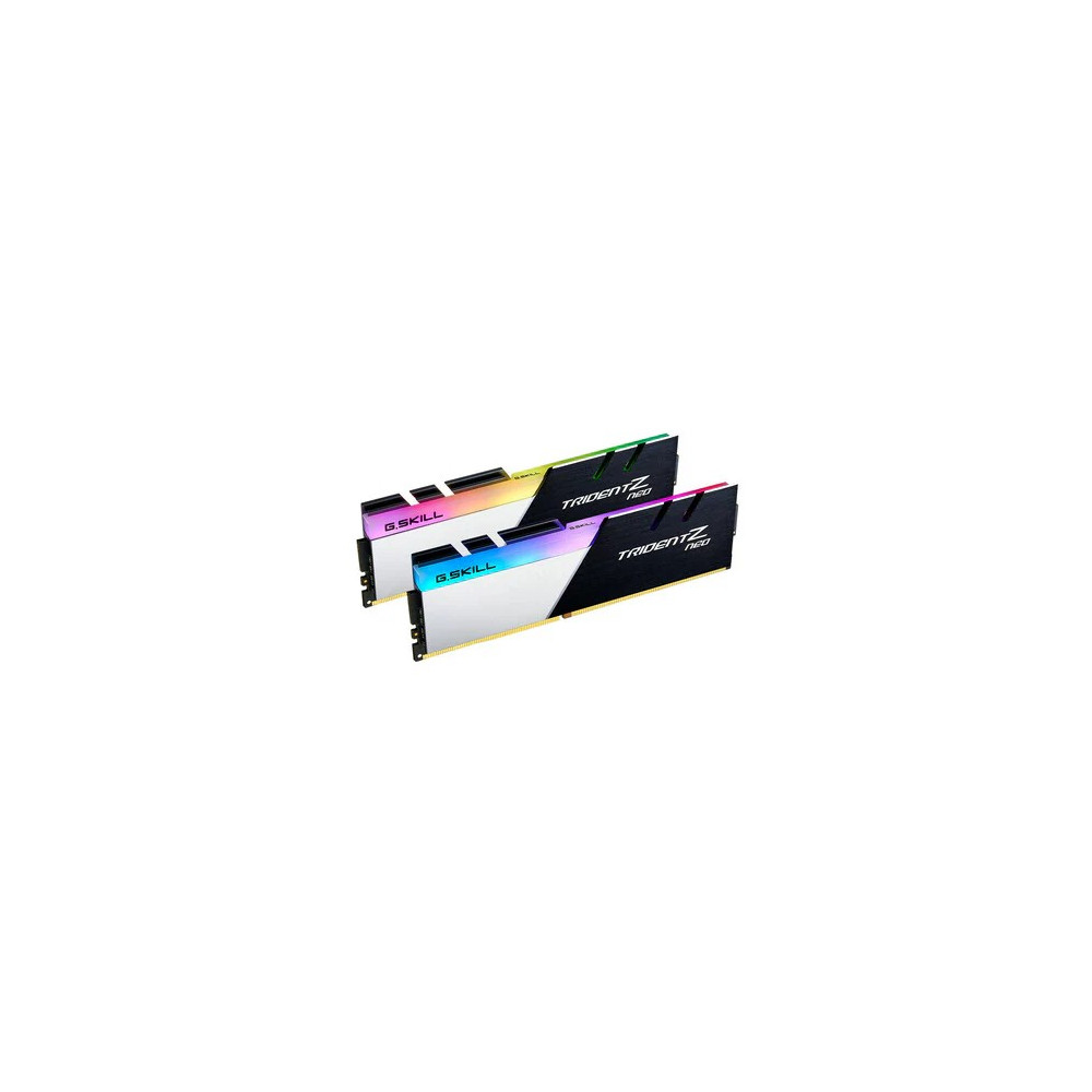 G.SKILL F4-3600C16D-16GTZNC Trident Z Neo RAM Module for Server, Desktop PC, Workstation - 16 GB (2 x 8GB) - DDR4-3600/PC4-28800 DDR4 SDRAM - 3600 MHz - CL16 - 1.35 V - Non-ECC - Unbuffered - 288-pin - DIMM - Lifetime Warranty