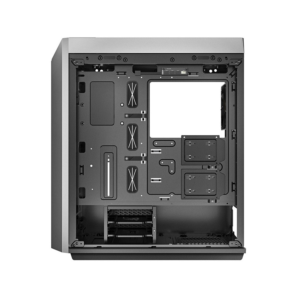 DEEPCOOL R-CL500-BKNMA1N-G-1 CL500 High Airflow Mid-Tower ATX Case Mesh Front Panel, Tempered Glass Side Panel
