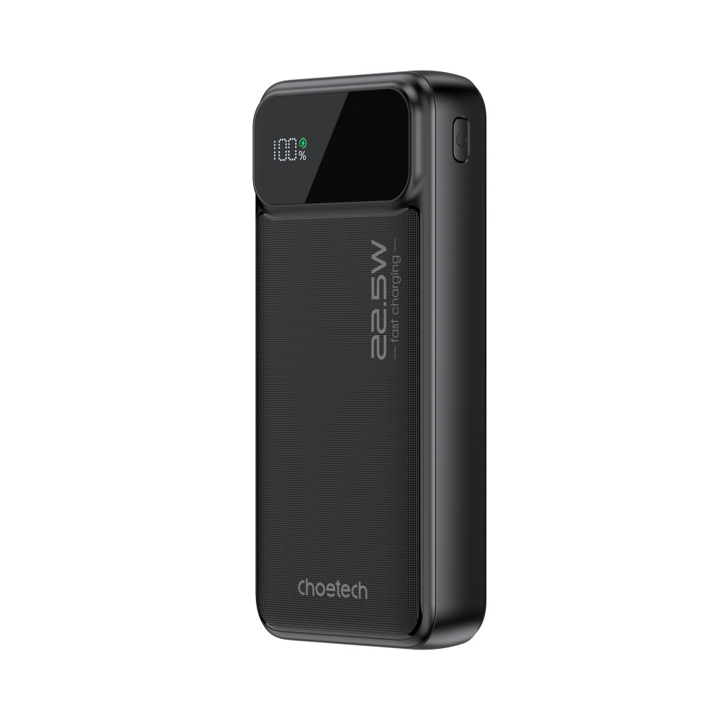 Choetech 6932112106841 B729 20000mAh Power Bank PD22.5W with Digital Display Black - Image 2