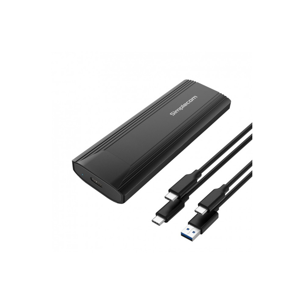 Simplecom SE504 NVMe (M Key) M.2 SSD to USB 3.2 Gen 2 USB-C Enclosure 10Gbps Tool-Free - Image 1