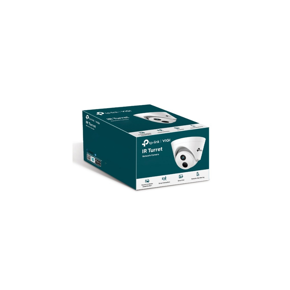 TP-LINK VIGI C440I(2.8MM) VIGI 4MP C440I(2.8mm) IR Turret Network Camera, 2.8mm Lens, Corridor Mode, Smart Detection, 3YW - Image 1