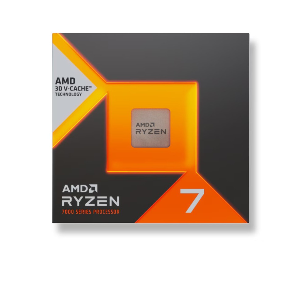 AMD 100-100002235WOF Ryzen 7 7700X3D, 8Cores/16Threads, 120 watts, Max Freq 4.5Ghz, 104MB Cache, WOF, Radeon™ Graphics