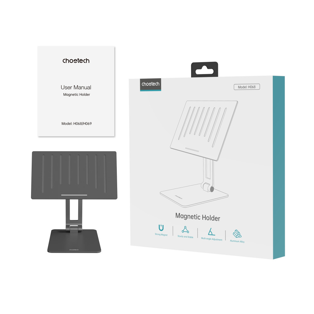 Choetech 6932112104502 H068 - 11 inch iPad Pro magnetic 360° adjustable angle holder - Image 12