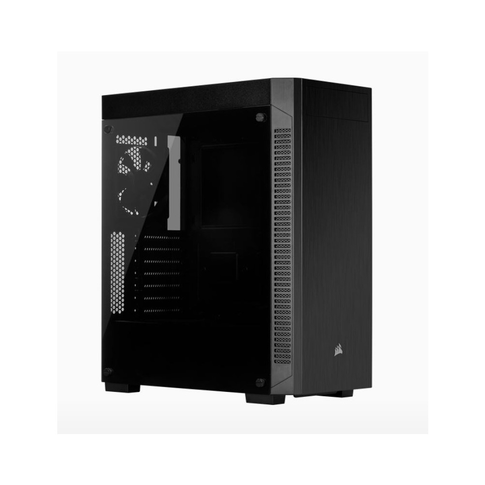 Corsair CC-9011183-WW 110R Tempered Glass ATX, USB 3.1 Type-A, 5x 120mm or 3x 140mm Cooling, 5.25' x 1, 2.5' x 2. Combo 3.5'/2.5' Tray.Mid Tower Gaming Case - Image 1