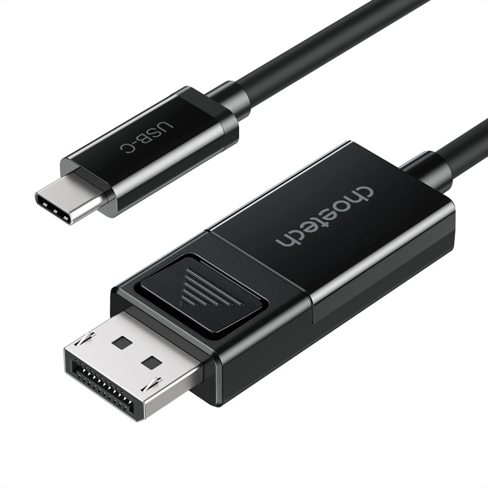 Choetech 6971824978155 XCP-1803 Bidirectional USB-C to DP Cable, 8K Thunderbolt 3 Two-Way 1.8M Black - Image 5