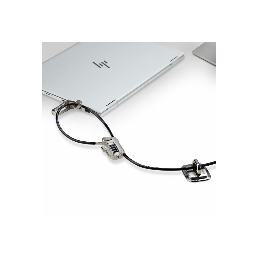 StarTech 3M4-DESK-LOCKING-KIT LAPTOP/DESKTOP & PERIPHERAL LOCK KIT, THEFT-DETERRING SECURITY LOCK, K-SLOT,