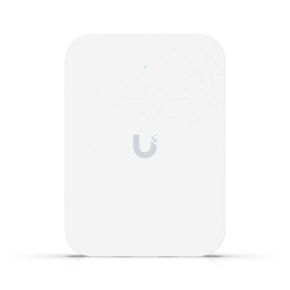 Ubiquiti U7-IW UniFi U7 AP, WiFi-7, 2.5GbE PoE+IN(1), 2.5GbE(2), CLIENT(200+), IN-WALL, 1YR - Image 1