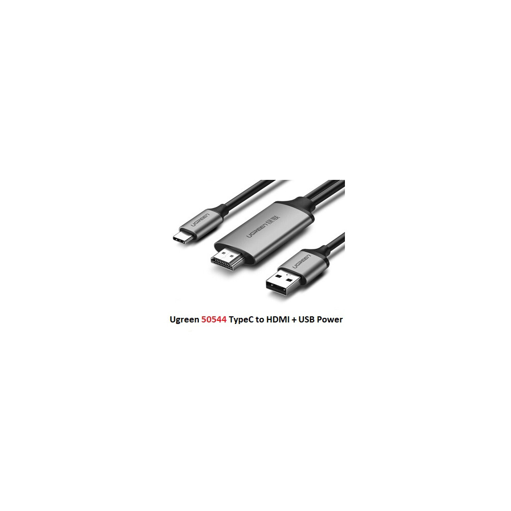 UGREEN 6957303855445 50544 USB Type-C to HDMI cable With USB power - Image 1