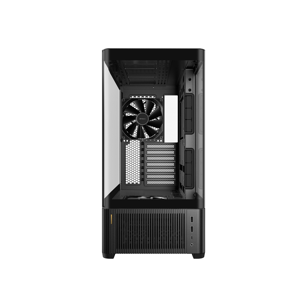 Antec C6 CURVE AIR - Black, ATX/mATX/ITX, steel/glass, 7 slots, 450mm GPU, 180mm CPU, 3 PWM fans, USB-C 10Gbps - Image 1