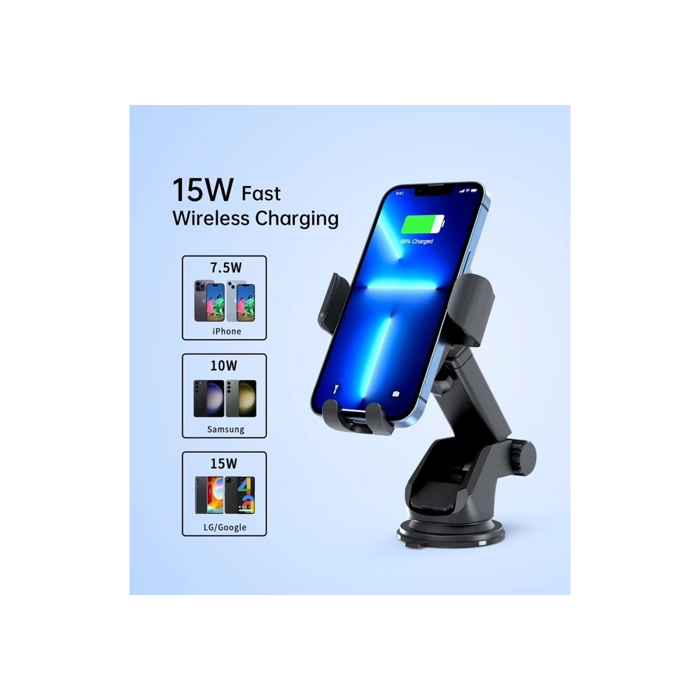 Choetech 6932112106353 T203-F 15W Gravity car charger holder - Image 4