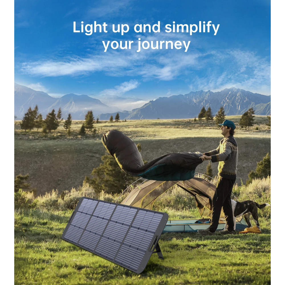 Choetech 6932112103697 SC011-V2 200W Foldable Solar Charger DC + USB-C + 2x USB 3.0 - Image 7