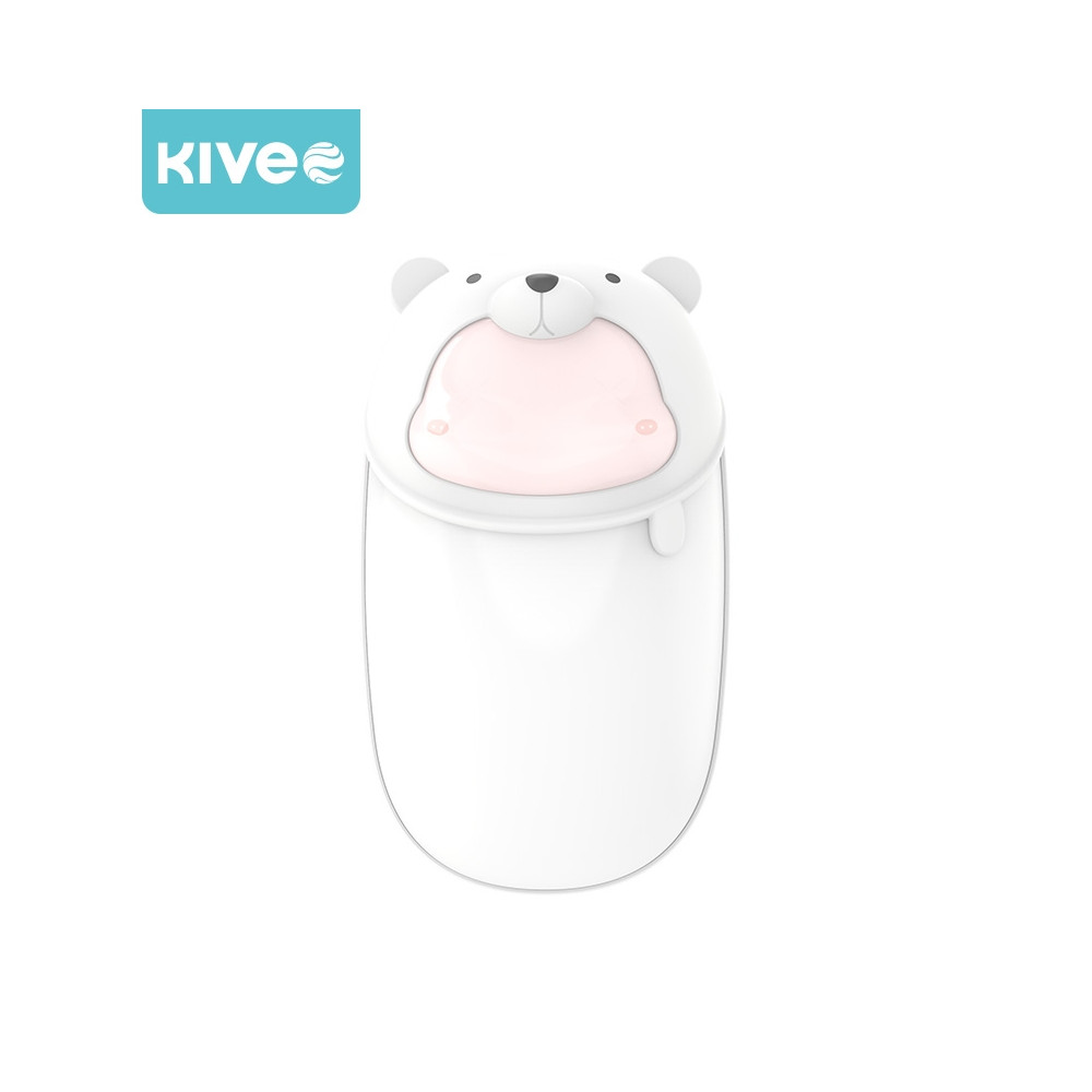 KIVEE 6941256118191-WH HS09-WH 8000mAh Power Bank + Hand Warmer 2 in 1 White - Image 1