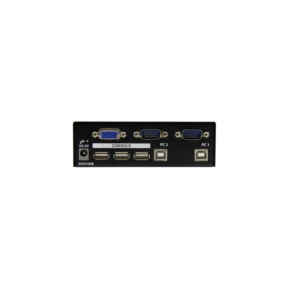 StarTech SV231USB 2 Port VGA USB KVM Switch - VGA KVM Switch - 1920x1440 - USB 2.0 - KVM Video Switch - Image 4