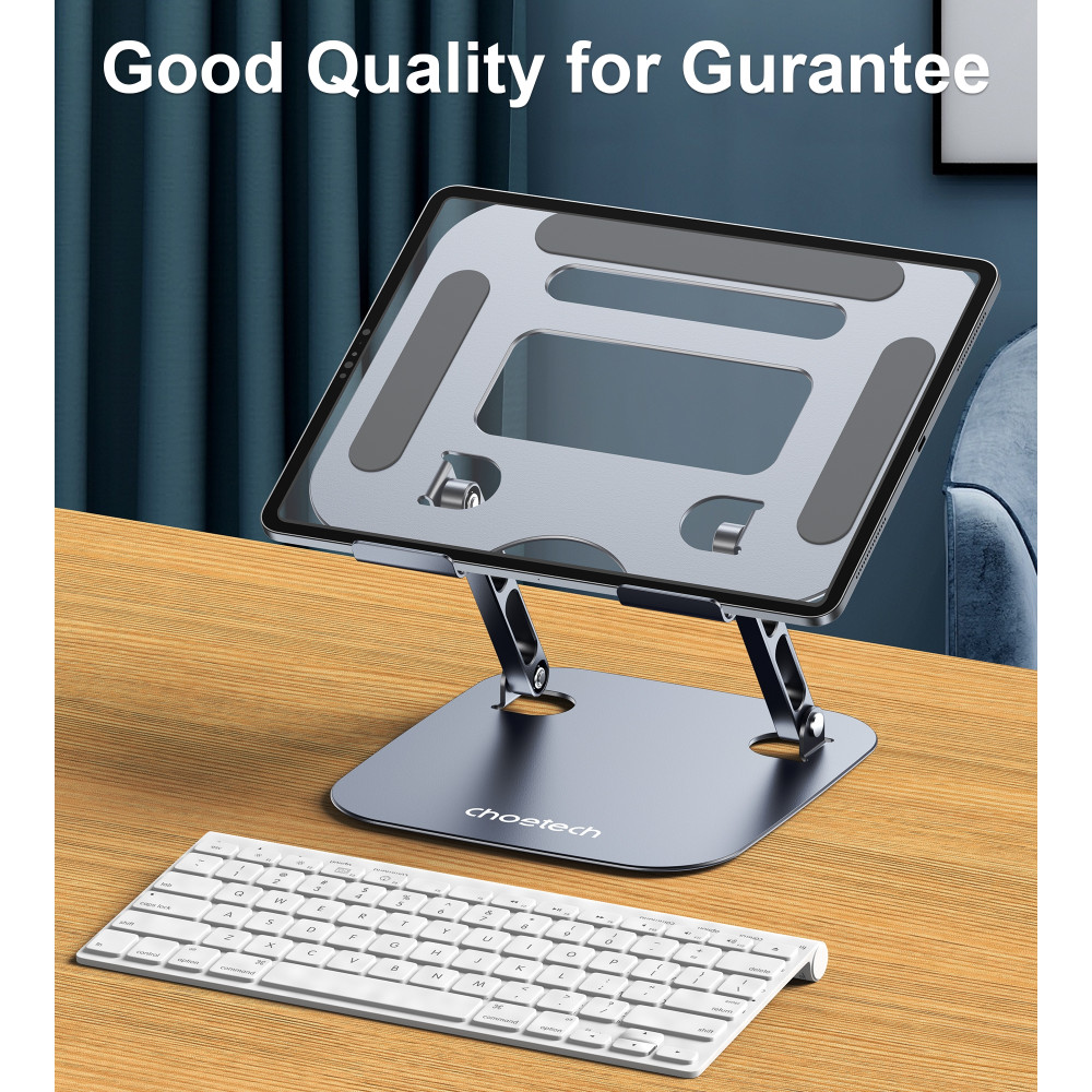 Choetech 6932112102676 H061-GY I-pad & Desktop aluminium foldable & adjustable Stand - Image 3