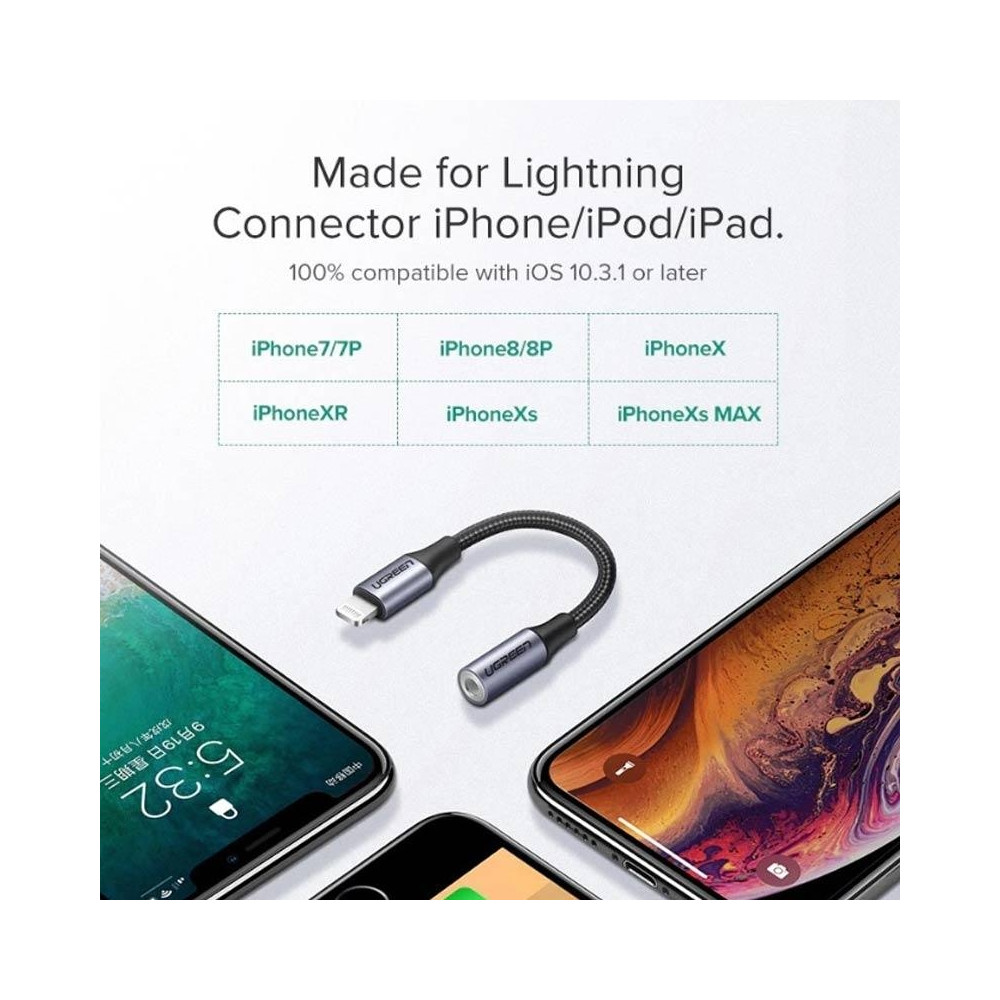 UGREEN 6957303837564 30756 Lightning to 3.5mm Audio Adapter - Image 4