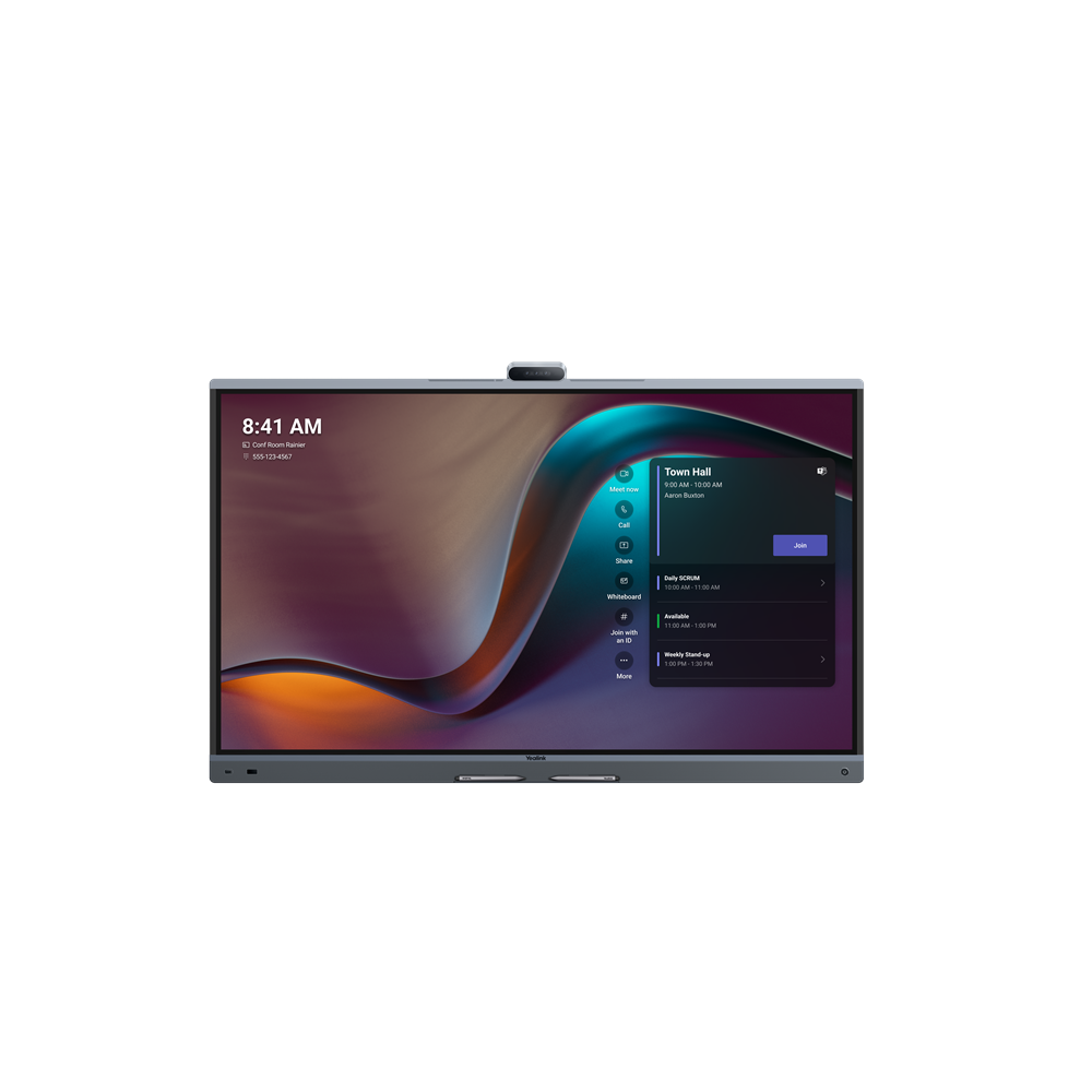 Yealink MB75PRO-A02 75'' MeetingBoard Pro Teams Rooms display, 4K touchscreen, 3x50MP cameras, 16 MEMS microphones, IntelliFocus, BYOD, Zoom Rooms - Image 1
