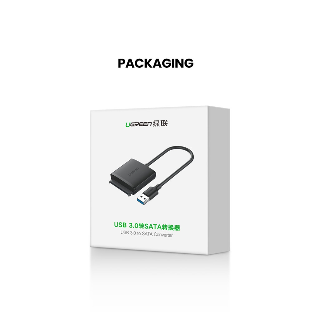 UGREEN 6957303865611 60561 SATA to USB 3.0 Adapter Cable with UASP SATA III to USB Converter - Image 15