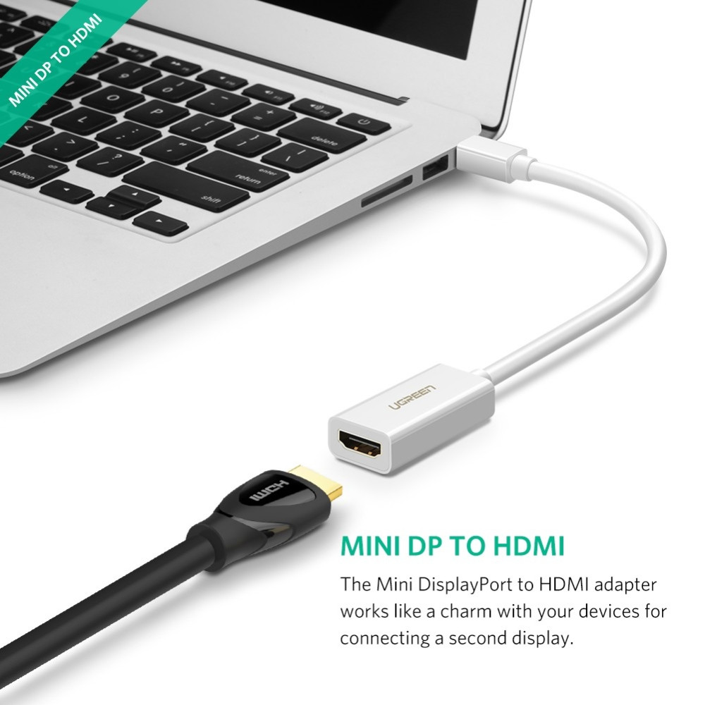 UGREEN 6957303814602 10460 mini DP male to HDMI female converter cable - Image 2