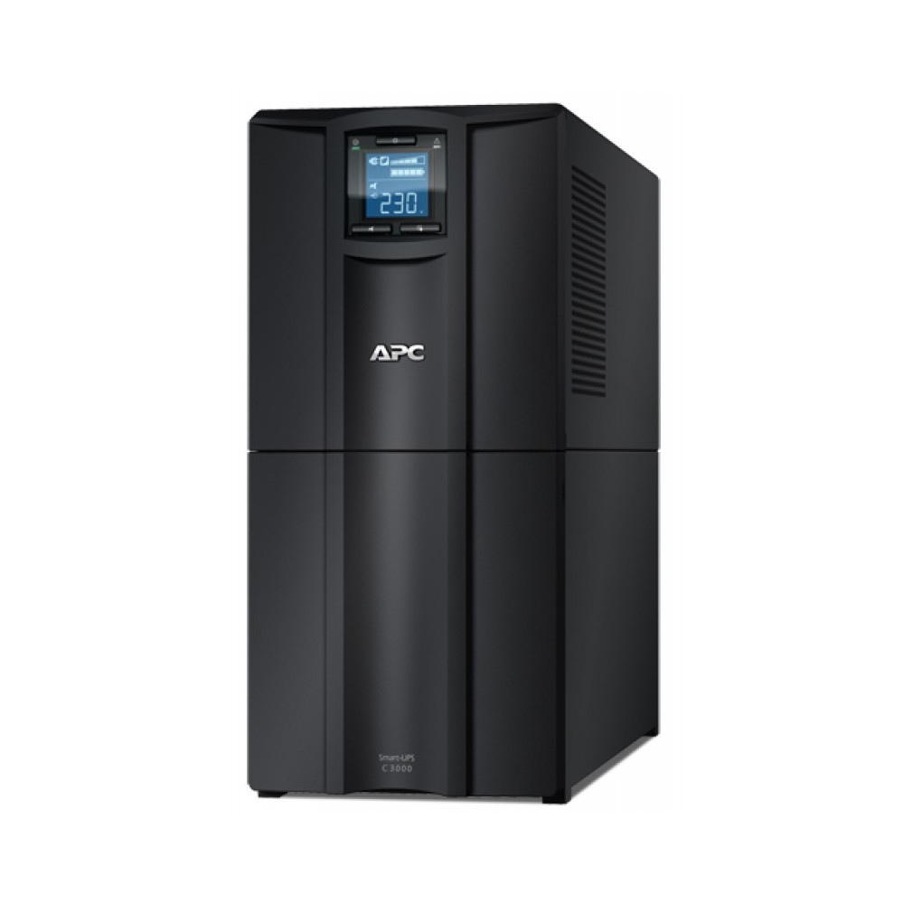 APC SMC3000I SMART UPS (SMC), 3000VA, IEC(8), USB, SERIAL, LCD, TOWER15AMP, 2YR WTY - Image 1