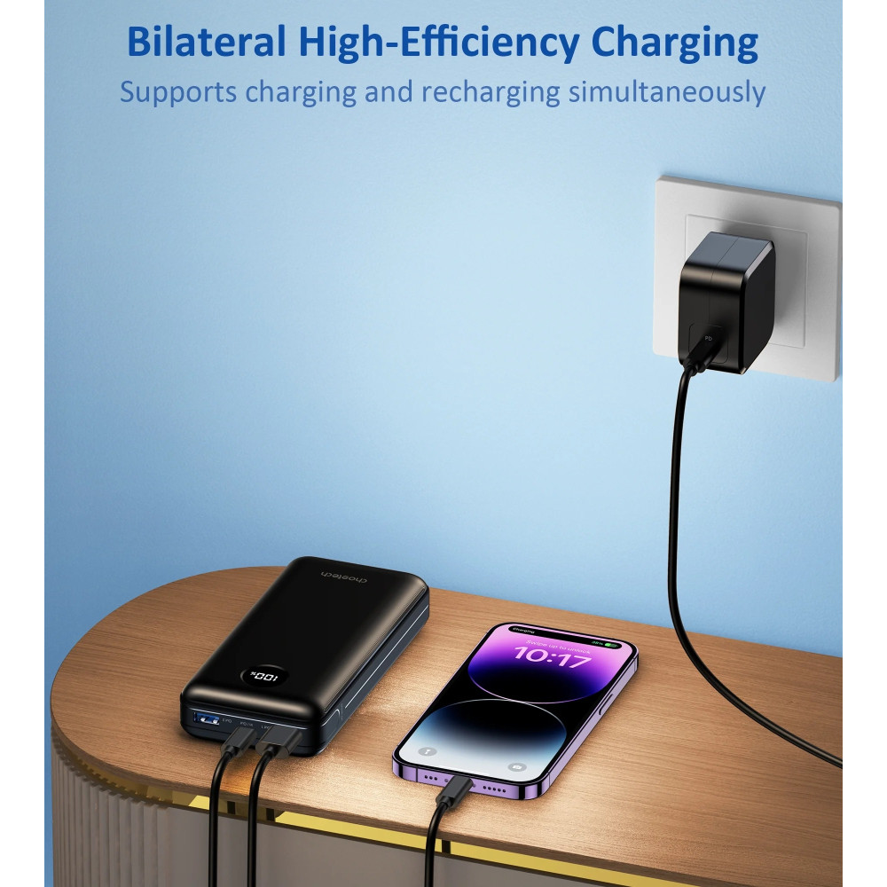 Choetech 6932112102935 B653 PD45W 20000mAh Power Bank - Image 8