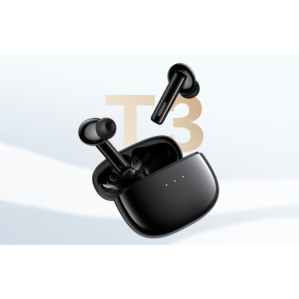 UGREEN 6957303894017 90401 HiTune T3 Active Noise-Cancelling Wireless Earbuds (Black) - Image 8
