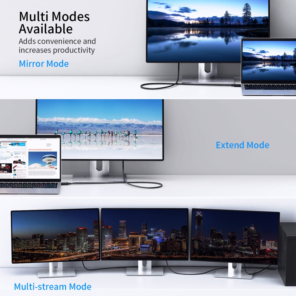 Choetech 6932112107206 XDD01 DisplayPort 1.4 8K 60Hz Cable 2M 165Hz DP to DP for Gaming - Image 6