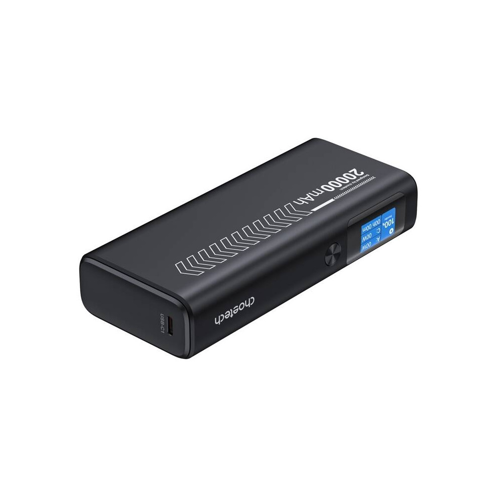 Choetech 6932112108937 B702 20000mAh PD130W Power Bank 2x USB-C USB-A TFT Display for Laptop & Phones - Image 3