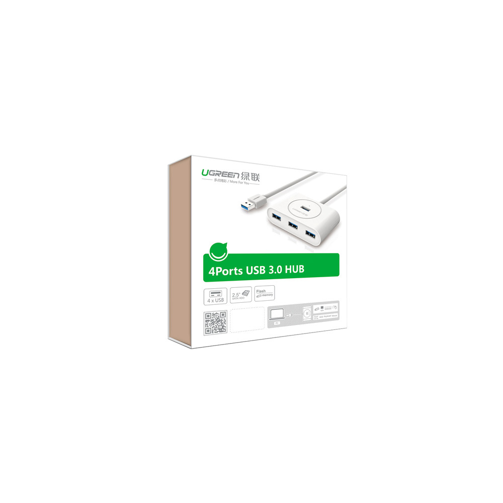 UGREEN 6957303822836 20283 USB 3.0 HUB 4 port - Image 3