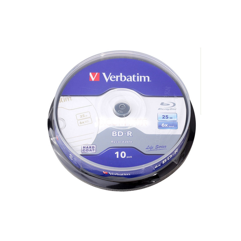 Verbatim 6943760242935 BD-R / 25GB / 6X / 10PACK / Branded non Printable - Image 4