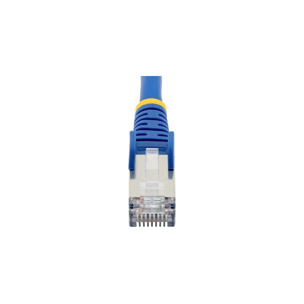 StarTech NLBL-10M-CAT6A-PATCH 10m CAT6a Ethernet Cable, Blue Low Smoke Zero Halogen (LSZH) 10 GbE 100W PoE S/FTP Snagless RJ-45 Network Patch Cord - Cable for Network Device - First End: 1 x RJ-45 Network - Male - Second End: 1 x RJ-45 Network - Male - 10