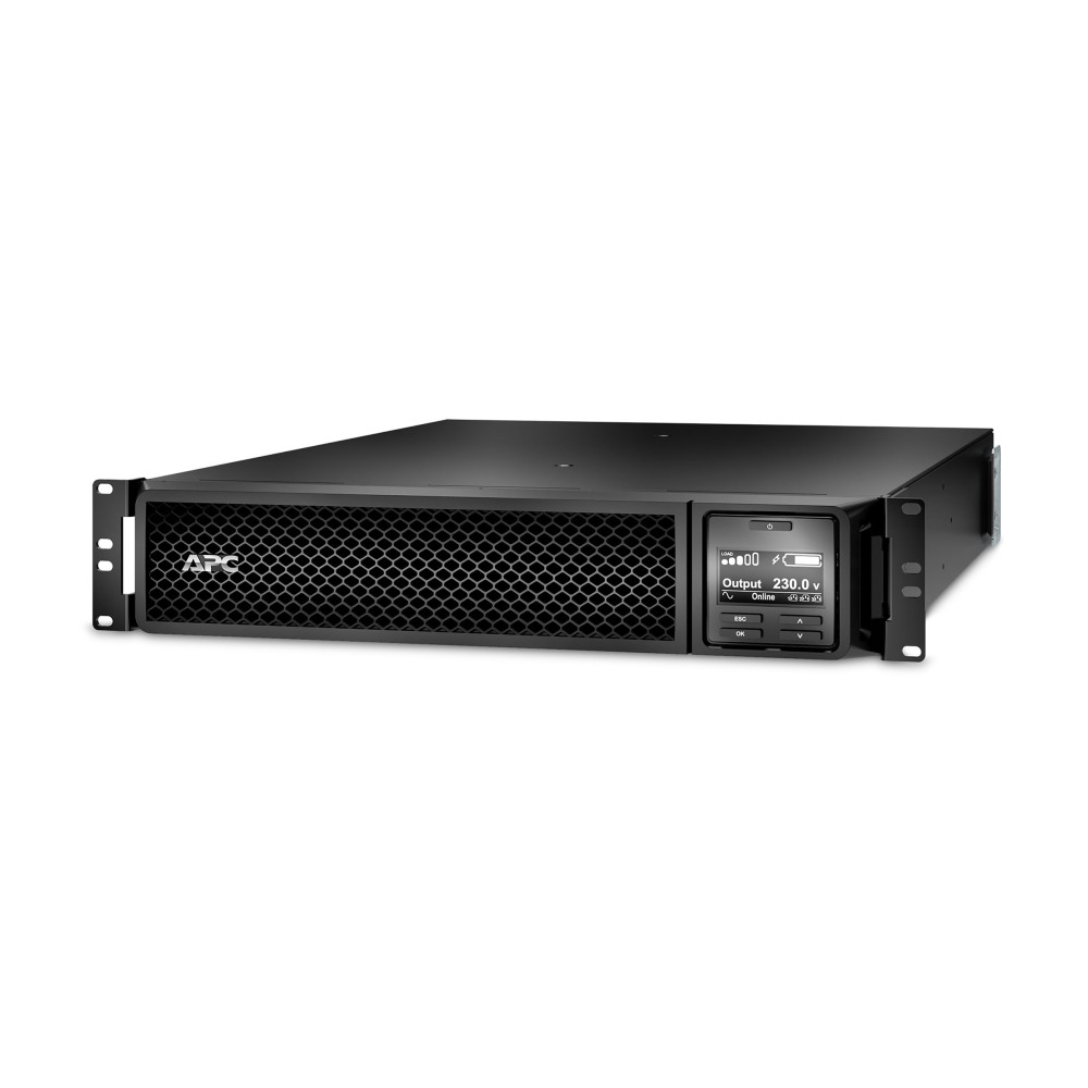 APC SRT3000RMXLI SMART-UPS (SRT), 3000VA, IEC(8), SMART SLOT, LCD, 2U RACK/TWR, 3YR