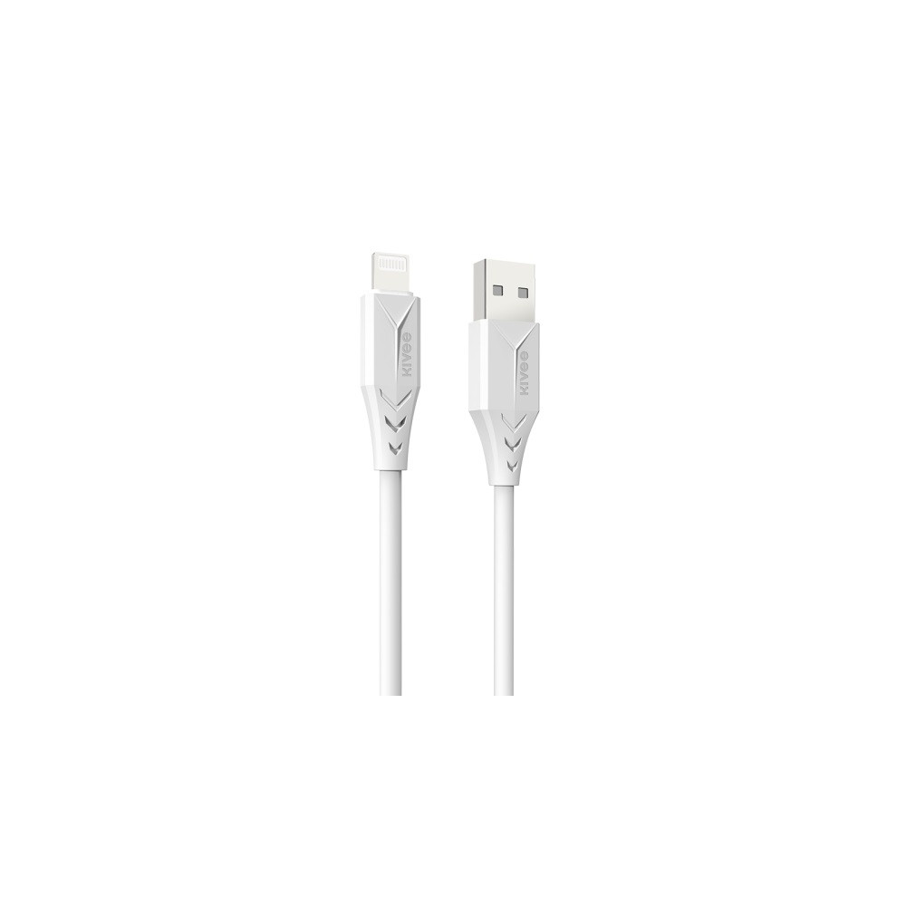 KIVEE 6941256108802 CT326 Lightning Charging Cable 1M White - Image 1