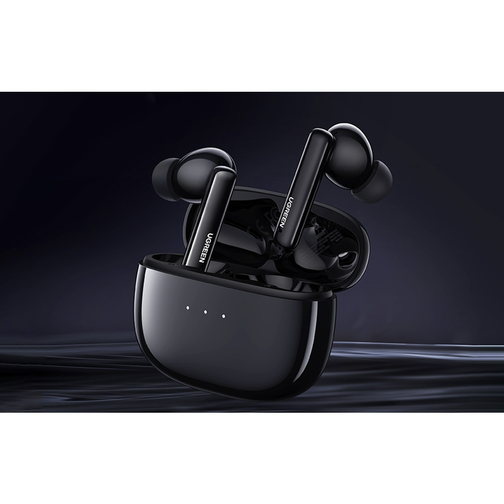 UGREEN 6957303894017 90401 HiTune T3 Active Noise-Cancelling Wireless Earbuds (Black) - Image 9