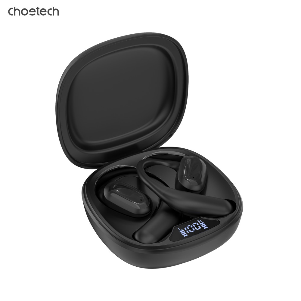 Choetech 6932112107213 BH-T25 OWS Painless new Concept Bluetooth V5.3 TWS Play time: 6 hours - Black - Image 2