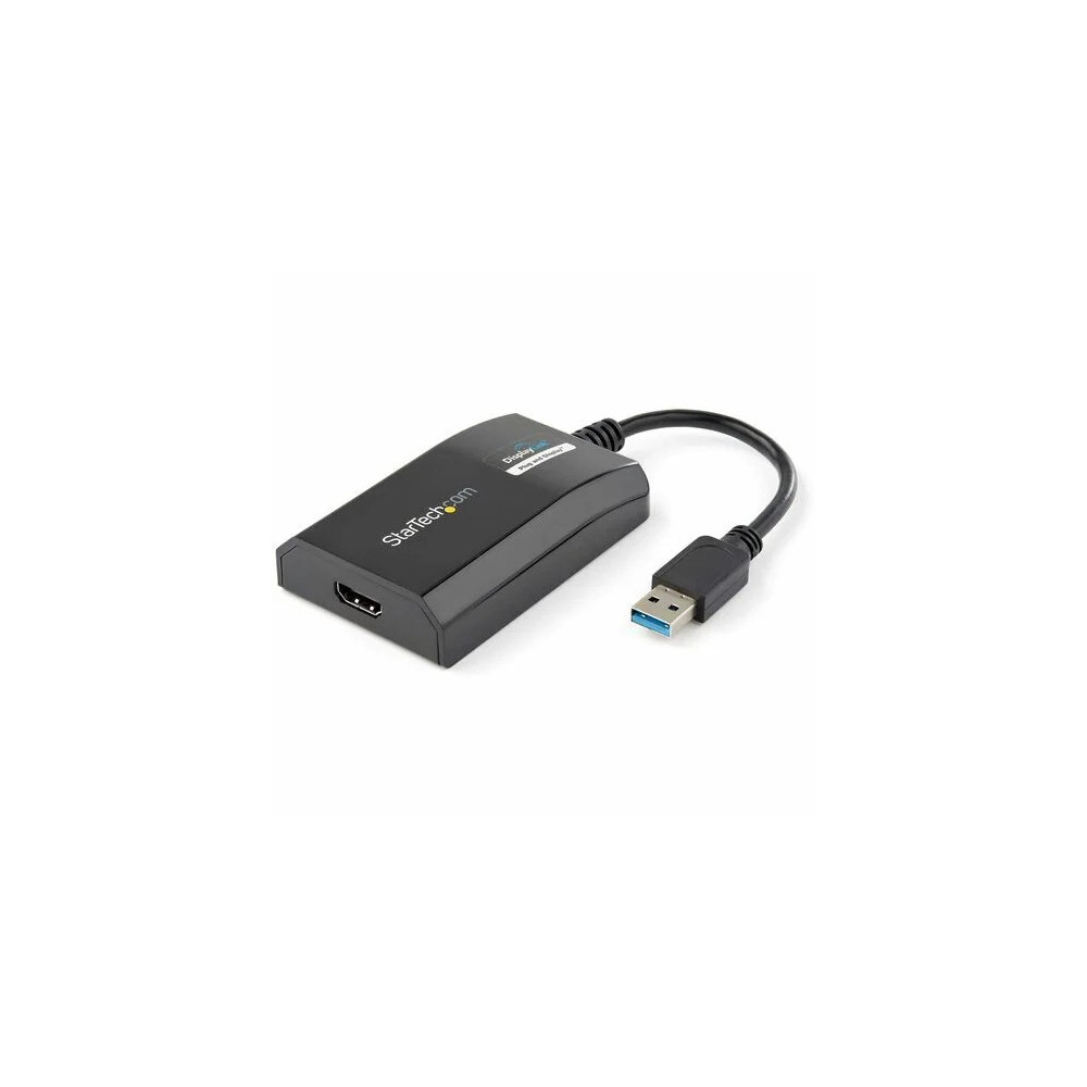 StarTech USB32HDPRO USB 3.0 to HDMI Adapter, DisplayLink Certified, 1920x1200, USB-A to HDMI Display Adapter, External Graphics Card for Mac/PC - USB 3.0 - 1 x HDMI, HDMI - Black