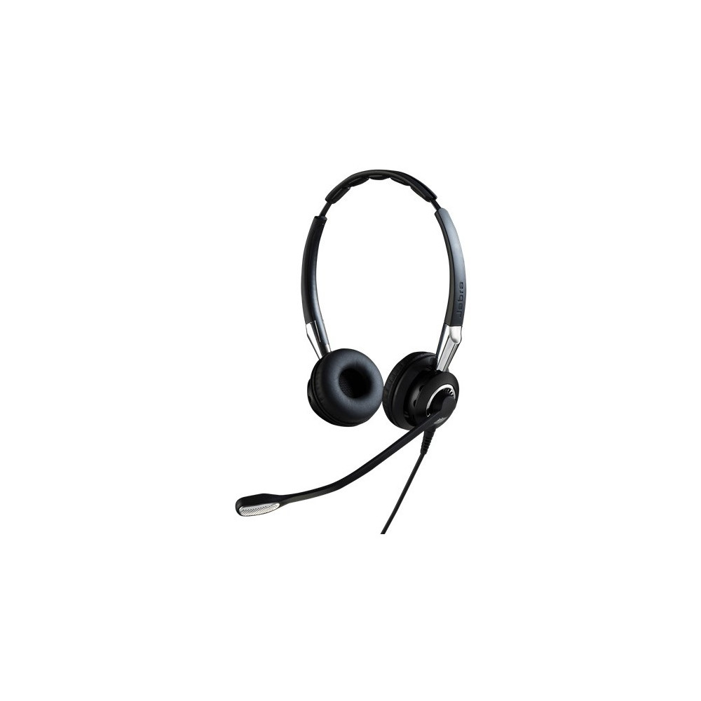 Jabra 2409-720-209 Biz 2400 II Duo QD - Mic. 72 UNC Corded Headset, Better Conversation, Better Sound, HD Voice, Coise-Cancelling, Over The Head Duo Wearing Style - Image 2