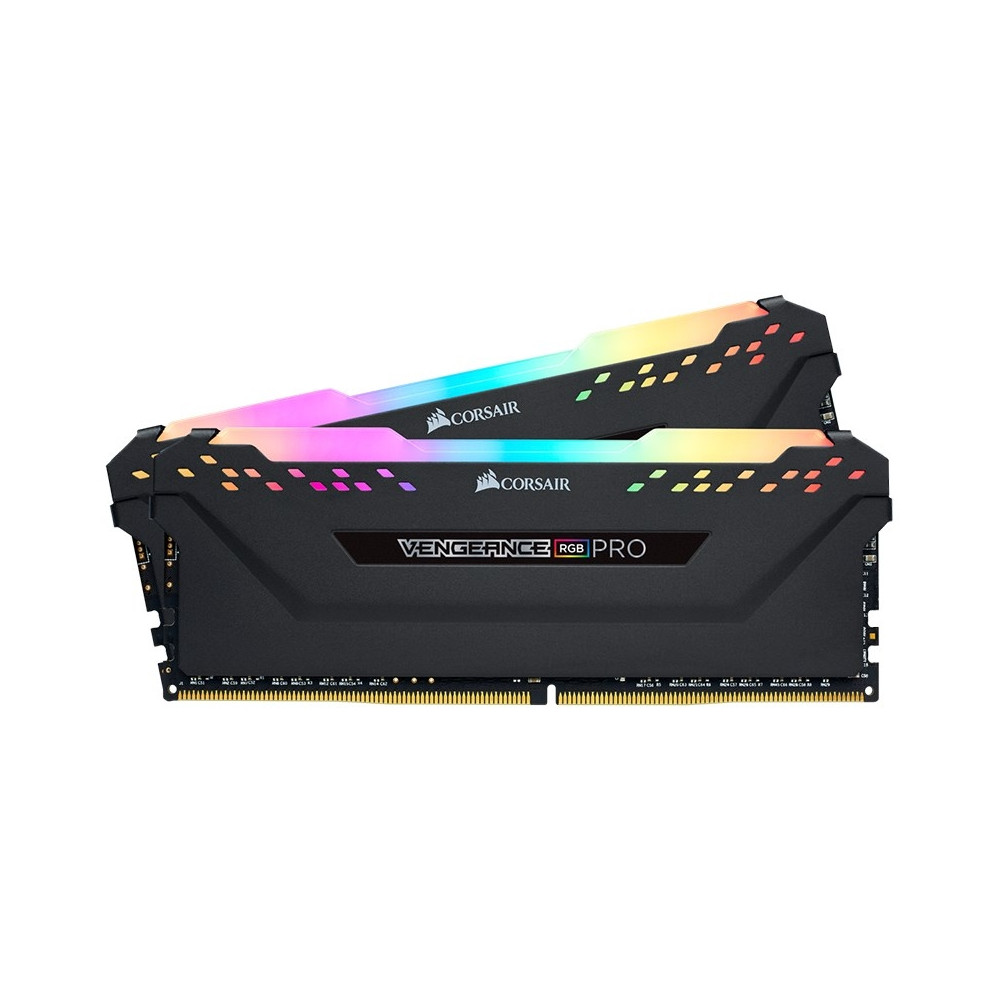 Corsair CMW32GX4M2E3200C16 Vengeance RGB PRO 32GB (2x16GB) DDR4 3200MHz C16 Desktop Gaming Memory - Image 1