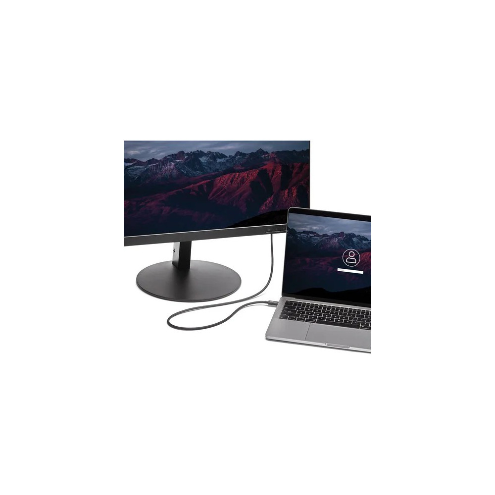 StarTech TBLT3MM1M 1m (3.3ft) Thunderbolt 3 Cable, 20Gbps, 100W PD, 4K Video, Thunderbolt-Certified, Compatible w/ TB4/USB 3.2/DisplayPort - 1m (3.3ft) Passive Thunderbolt 3 cable - Delivers consistent 20 Gbps performance - Compatible with TB4, USB4/USB-C
