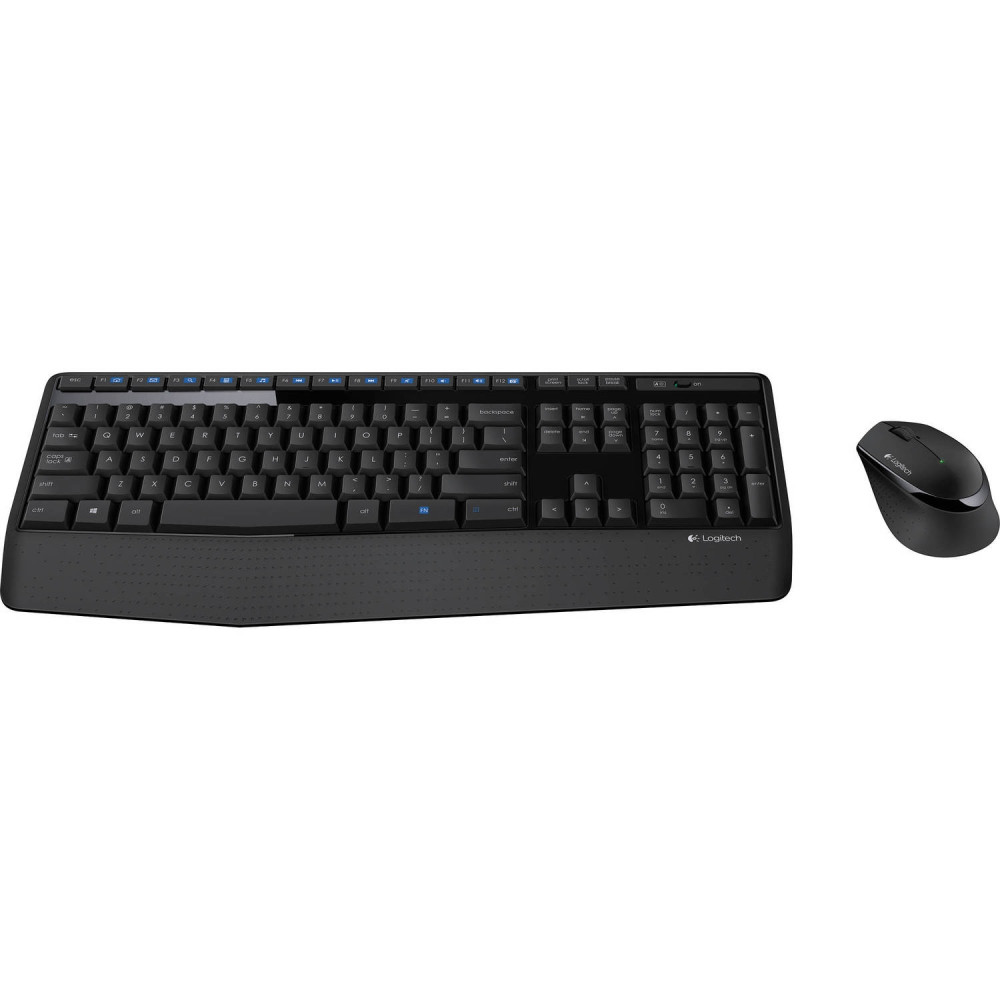Logitech 920-006491 MK345 USB Wireless Keyboard and Mouse Combo for Desktop Laptop PC Mac