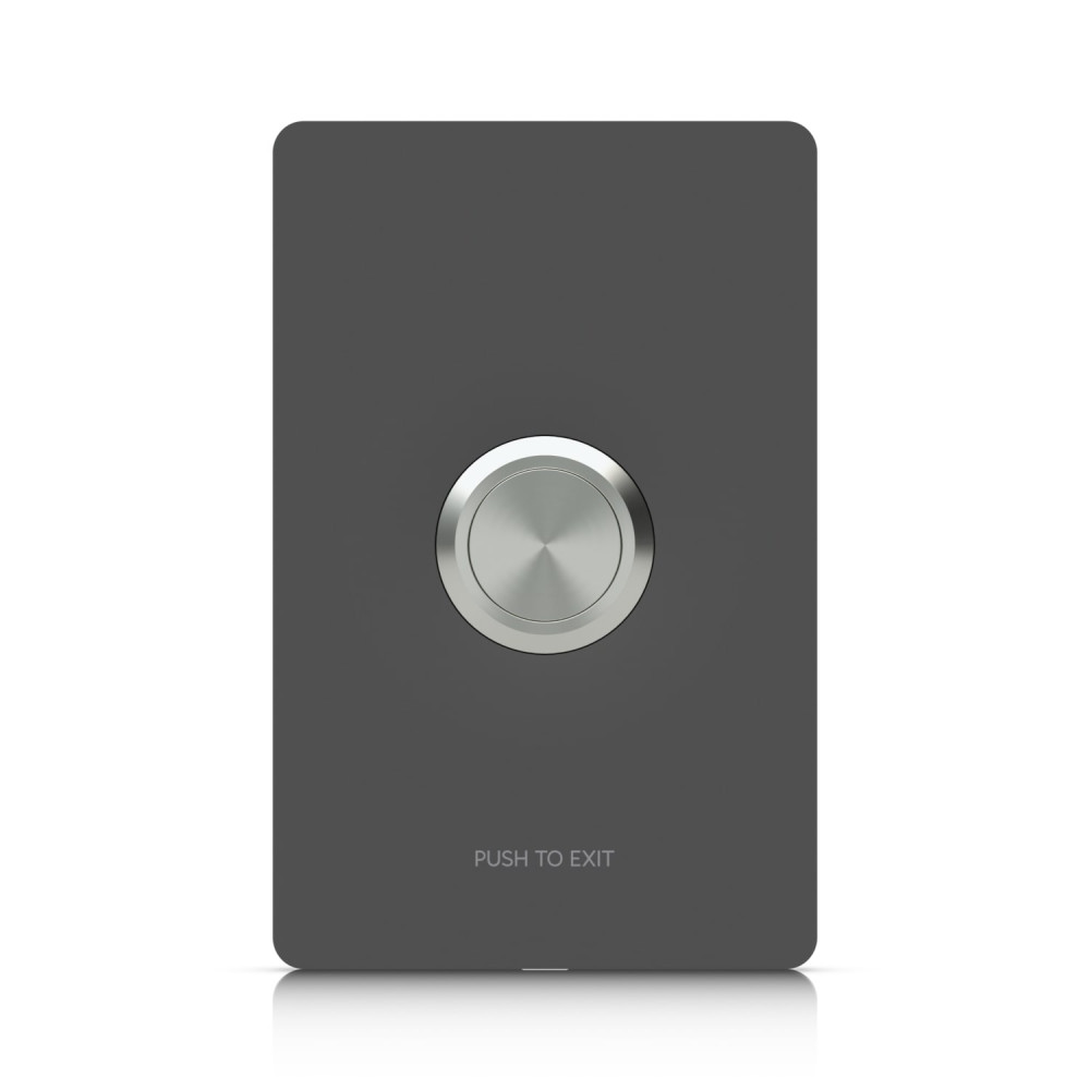 Ubiquiti UA-BUTTON Access Button, Push-to-exit Button Designed For UniFi Access Hubs, Contacting Rate 30V DC, 2A, Indoor Only - Image 1