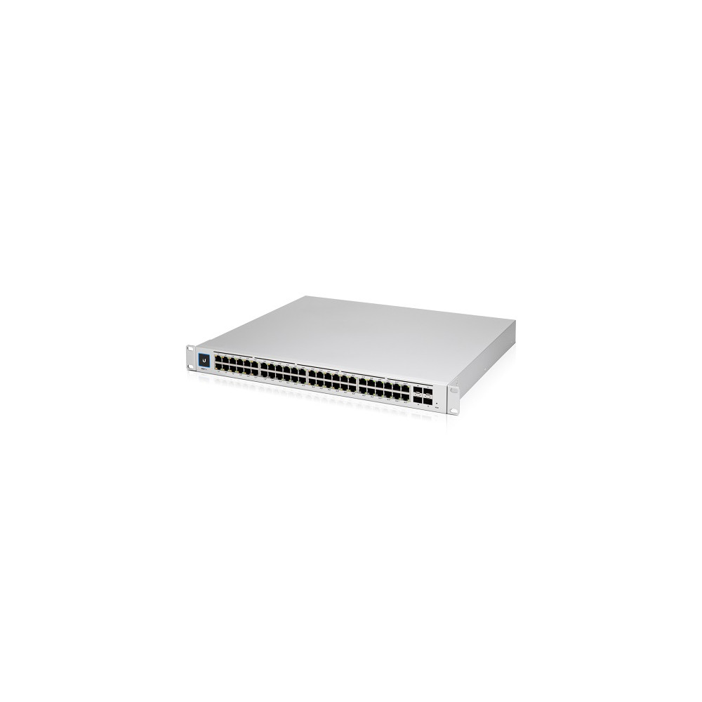 Ubiquiti USW-PRO-48-POE UniFi SWITCH PRO 48 POE, 48 (40 PoE+; 8 PoE++), 4x 10G SFP+, 600W, LAYER3, RACK-M - Image 1