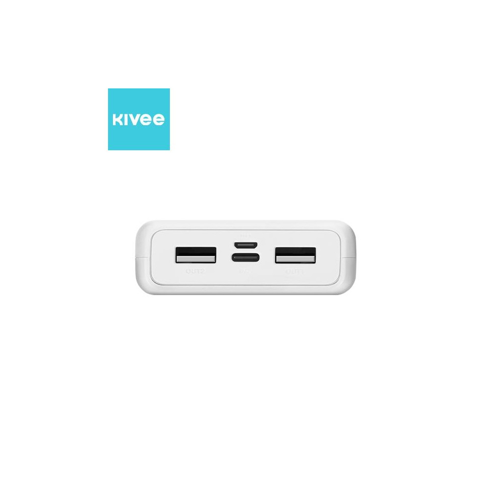 KIVEE 6941256102077 PT63 Power Bank 20000mAh White - Image 7